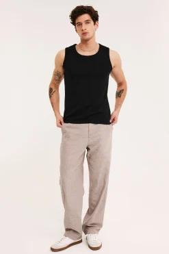 Koszulka z dzianiny pointelle, o kroju slim fit