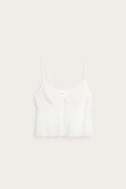Koszulka z wzorem w serduszka, z siateczki