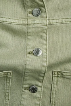 Kurtka ze spranej bawełny twill
