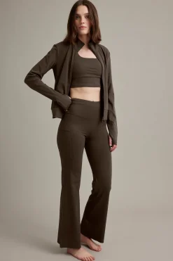 Legginsy do ćwiczeń, typu bootcut