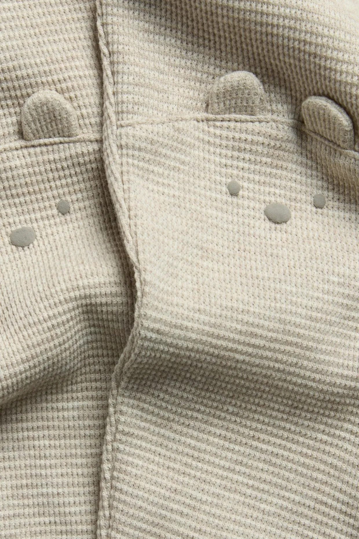 Legginsy o strukturze wafla