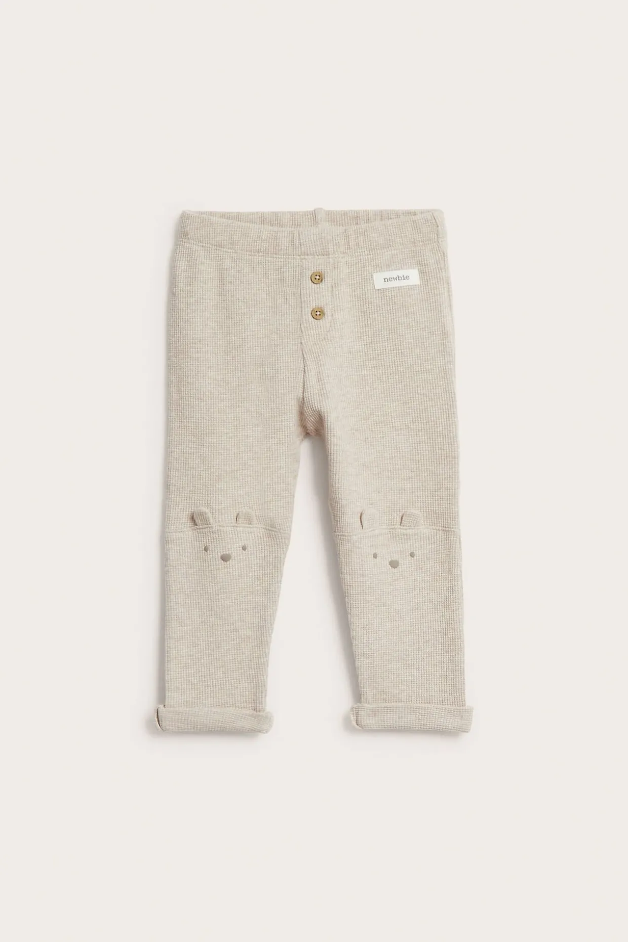 Legginsy o strukturze wafla