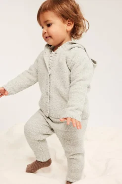 Legginsy z dzianiny bouclé