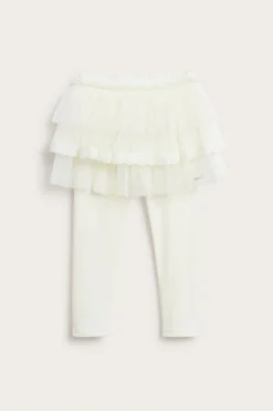 Legginsy ze spódnicą tiulową