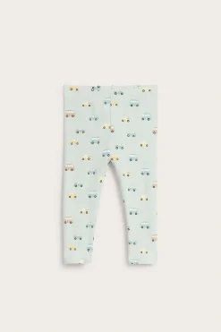 Legginsy z wzorem w samochody