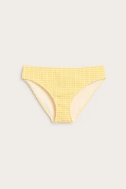 Majtki biodrówki od bikini, w kratę