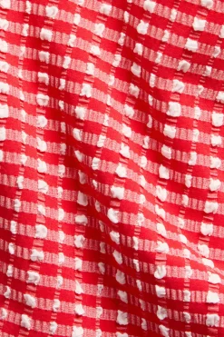 Majtki biodrówki od bikini, w kratę