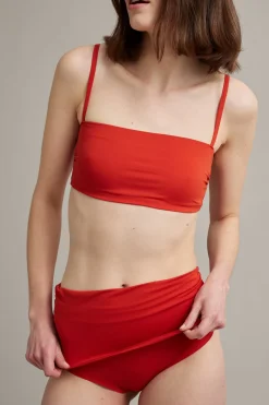 Majtki od bikini, figi z wywijanym pasem