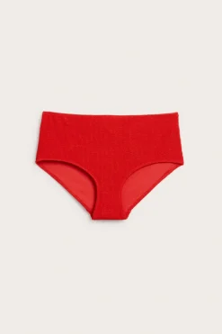 Majtki od bikini o wyraźnej strukturze