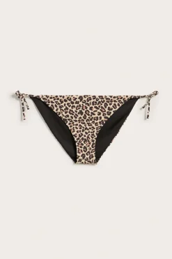 Majtki od bikini, we wzór w lamparta