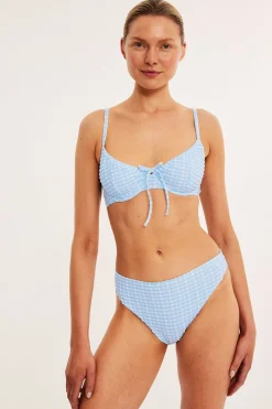 Majtki od bikini, w kratę