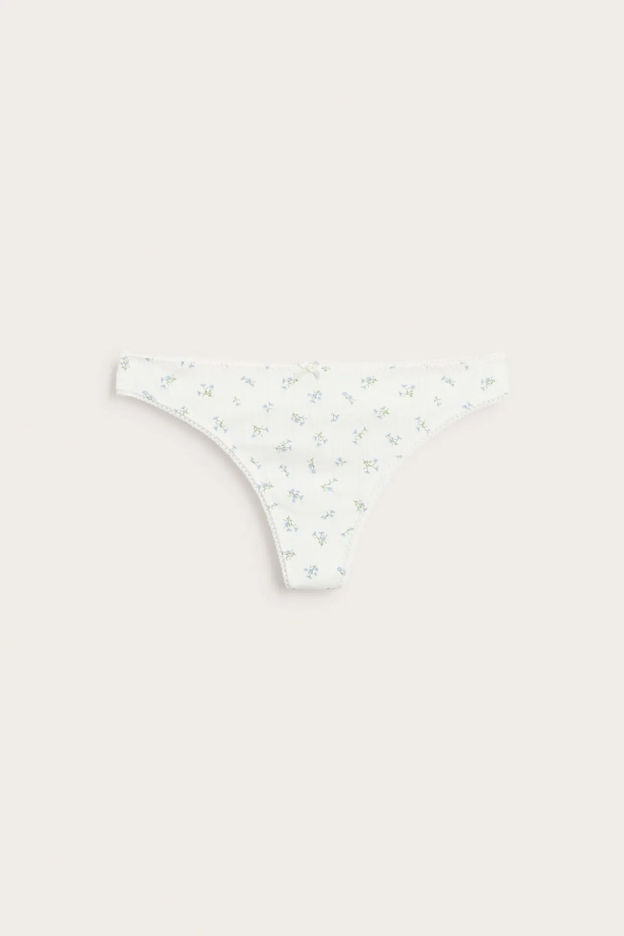 Majtki stringi z pointelle