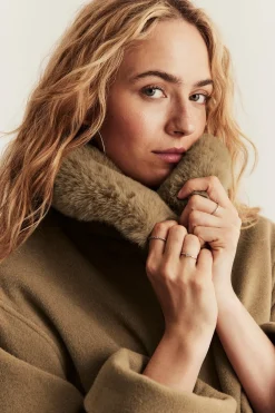 Płaszcz z mieszanki wełny, Newbie Woman
