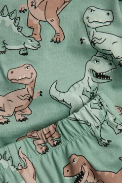 Piżama bawełniana w dinozaury.