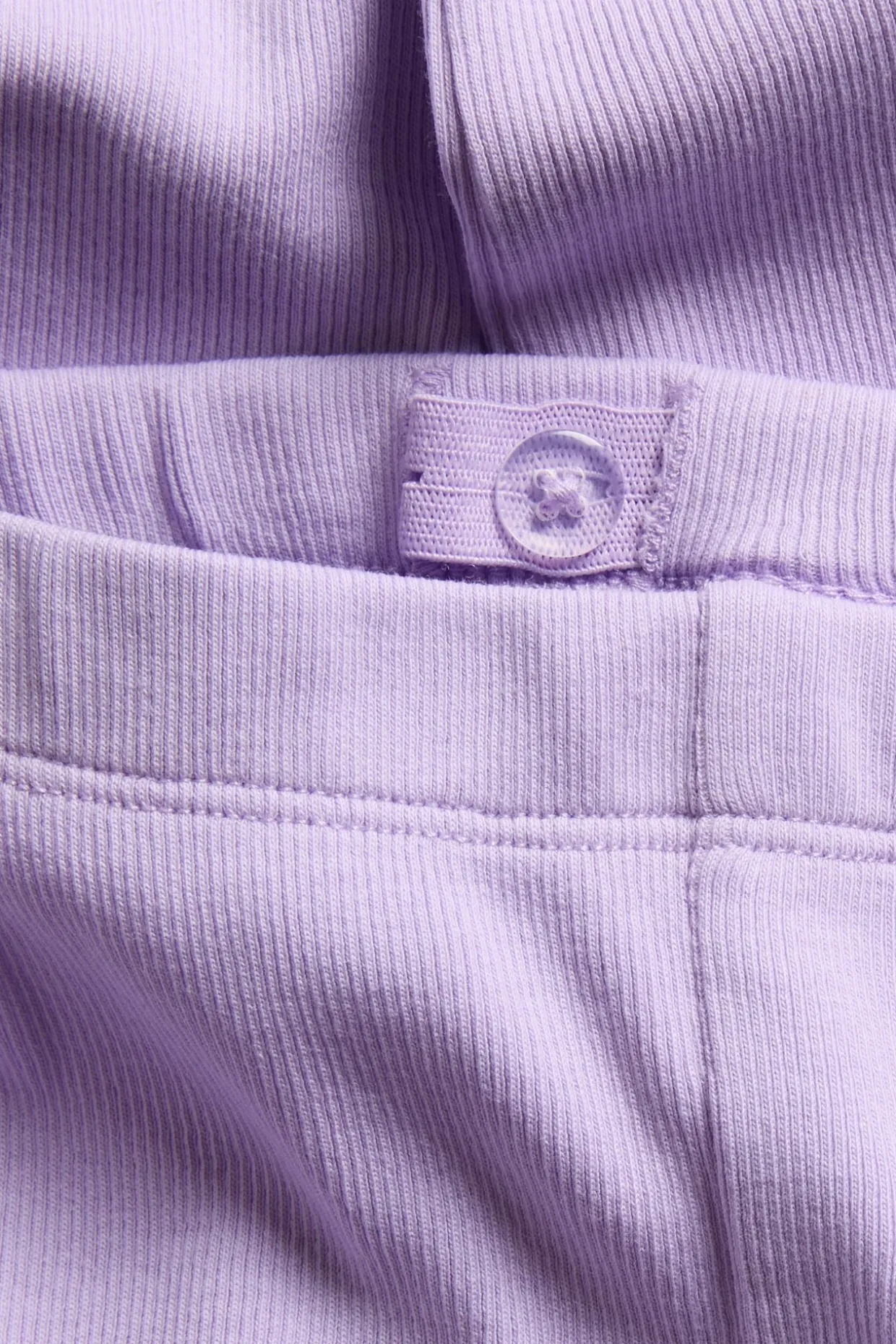 Prążkowane legginsy