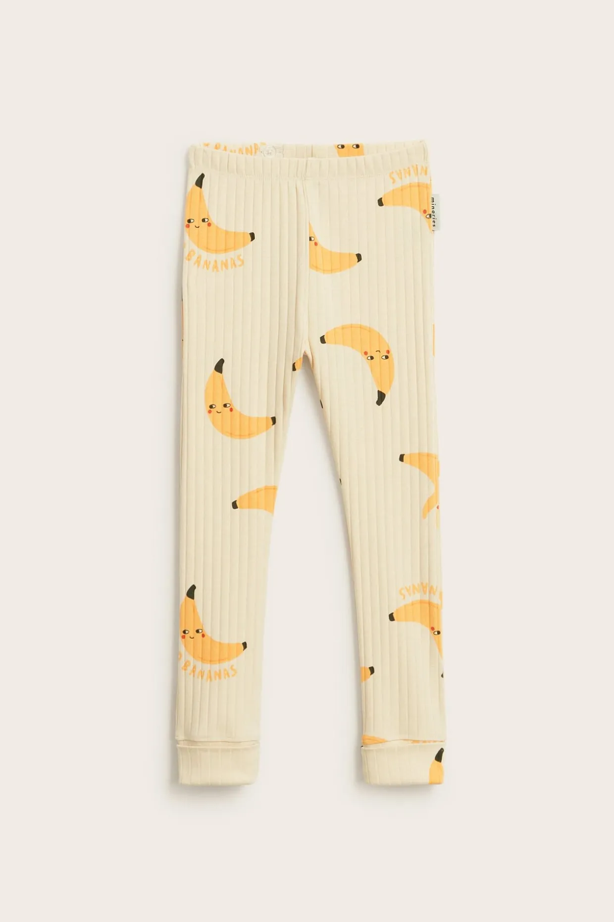 Prążkowane legginsy