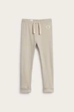 Prążkowane legginsy