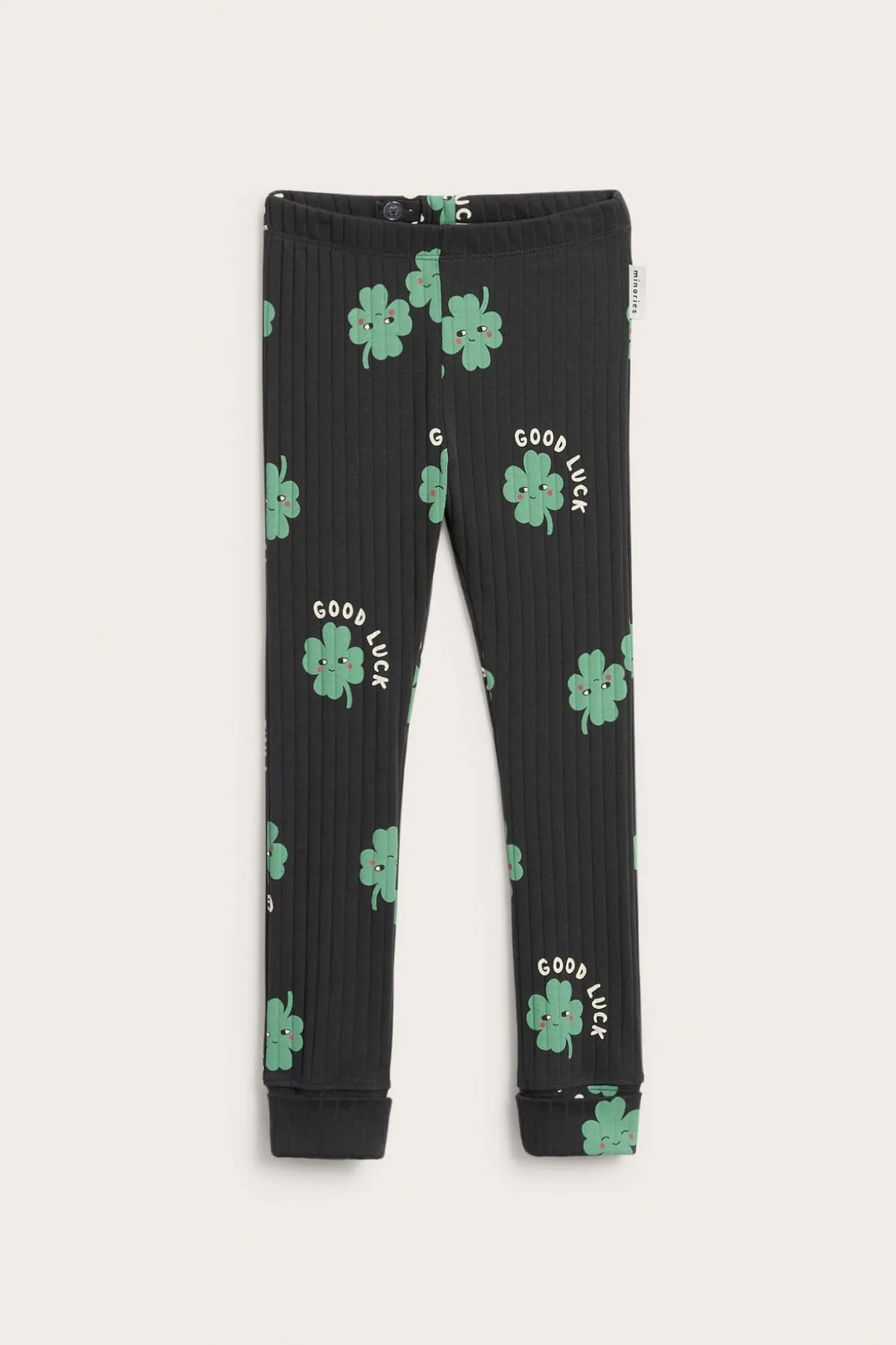 Prążkowane legginsy