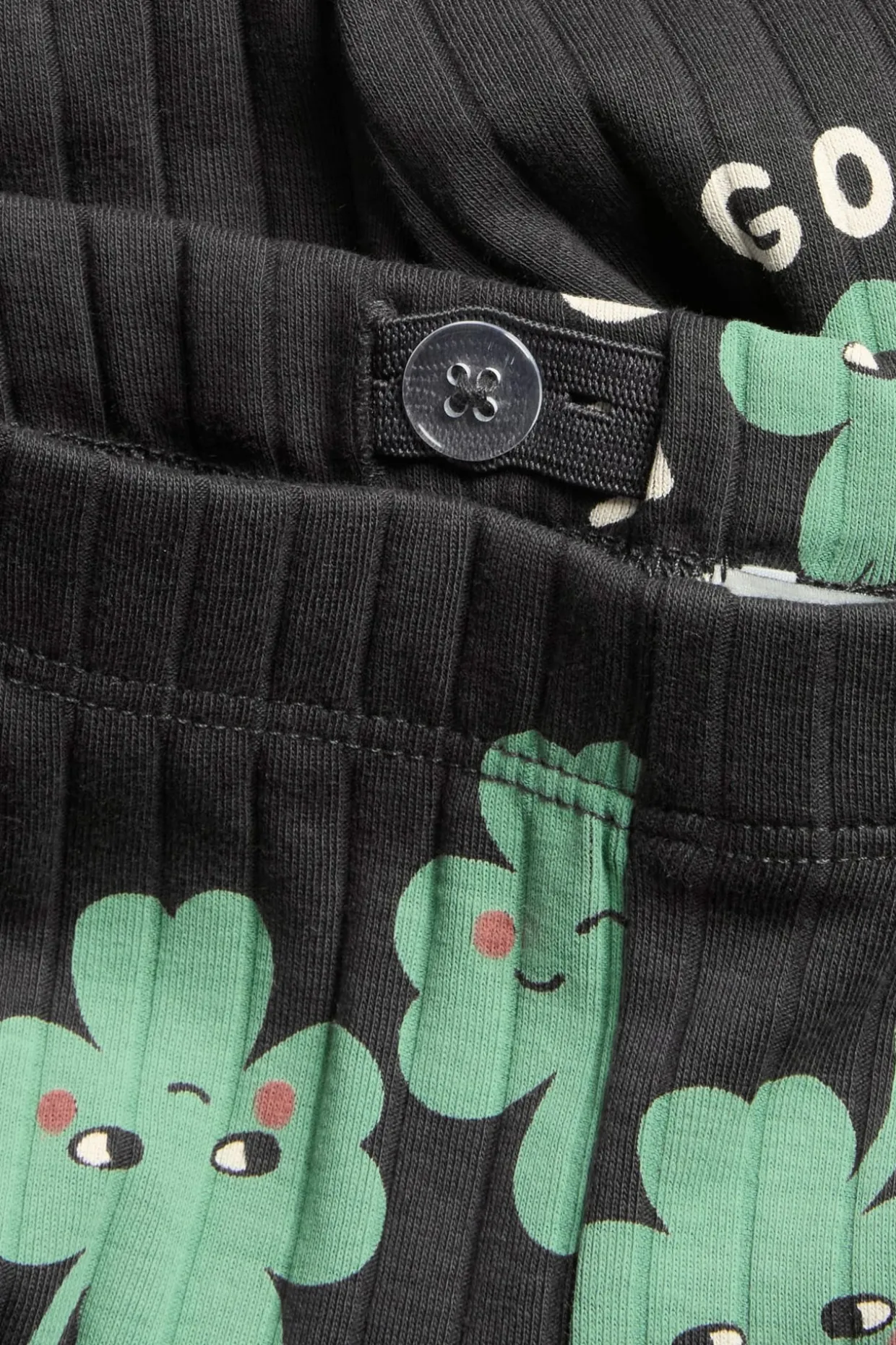 Prążkowane legginsy
