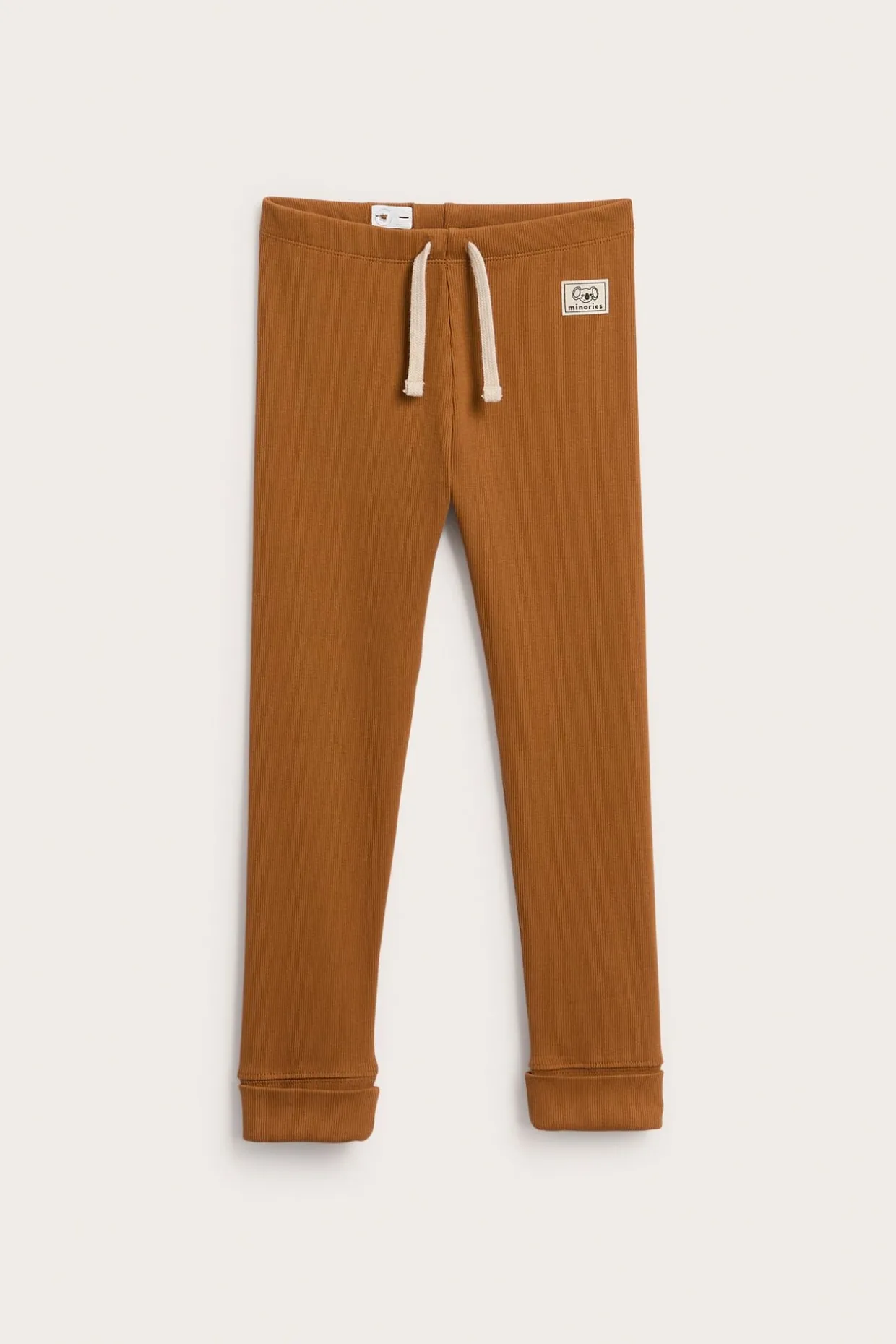 Prążkowane legginsy