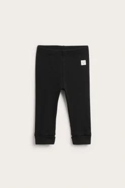 Prążkowane legginsy