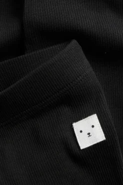 Prążkowane legginsy