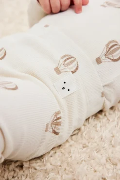 Prążkowane legginsy