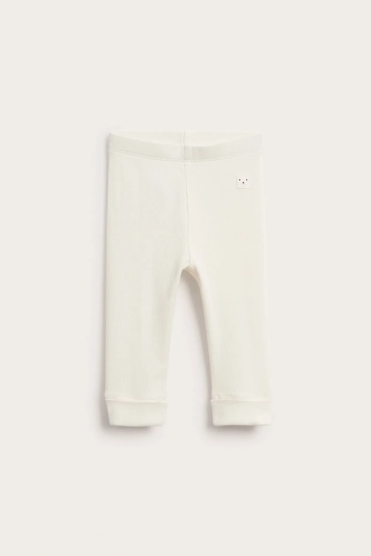 Prążkowane legginsy