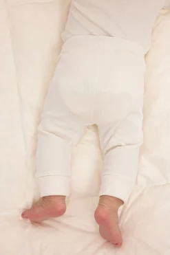 Prążkowane legginsy