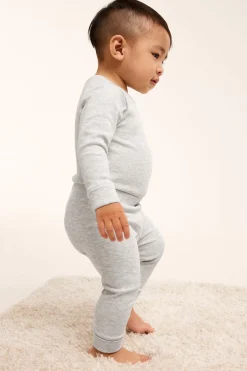 Prążkowane legginsy