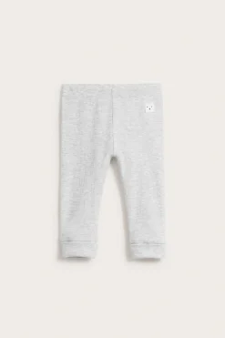 Prążkowane legginsy