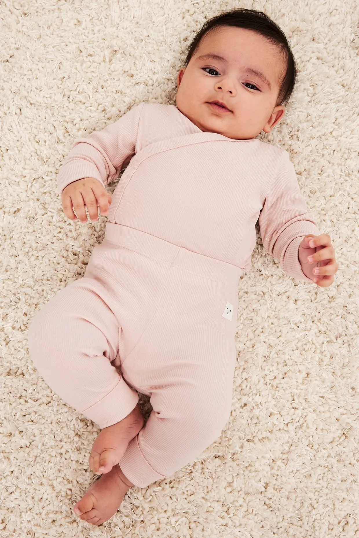 Prążkowane legginsy