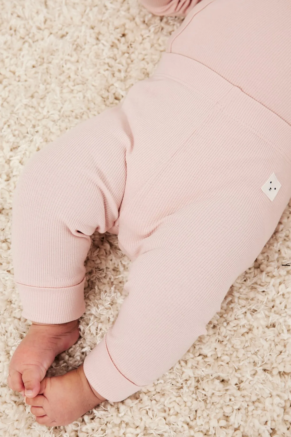 Prążkowane legginsy