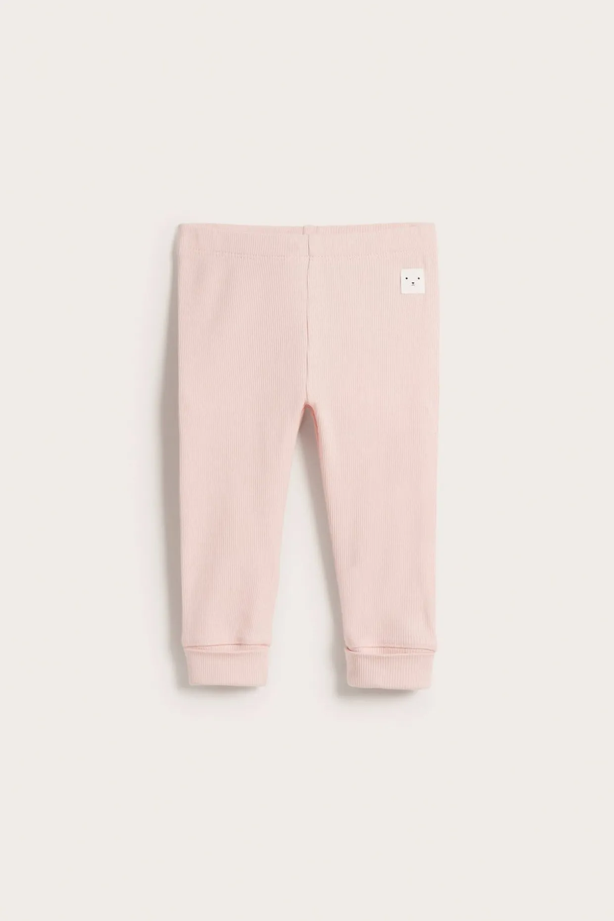 Prążkowane legginsy