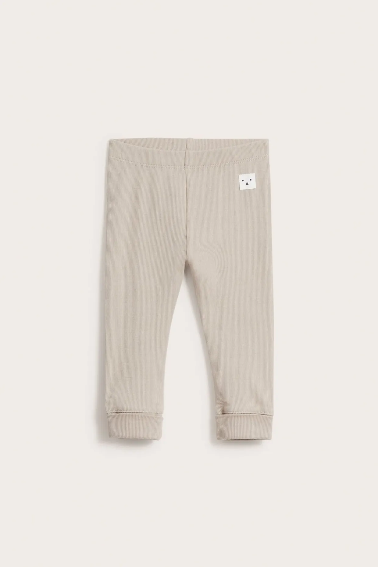 Prążkowane legginsy