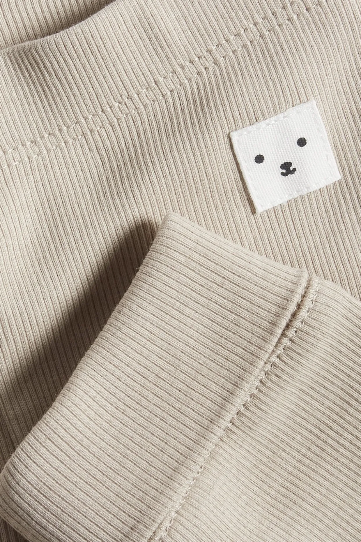 Prążkowane legginsy