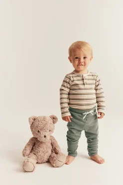 Prążkowane legginsy