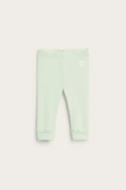 Prążkowane legginsy