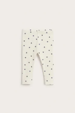 Prążkowane legginsy