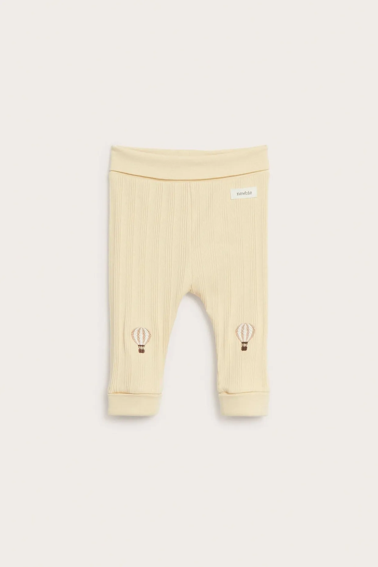Prążkowane legginsy w balony