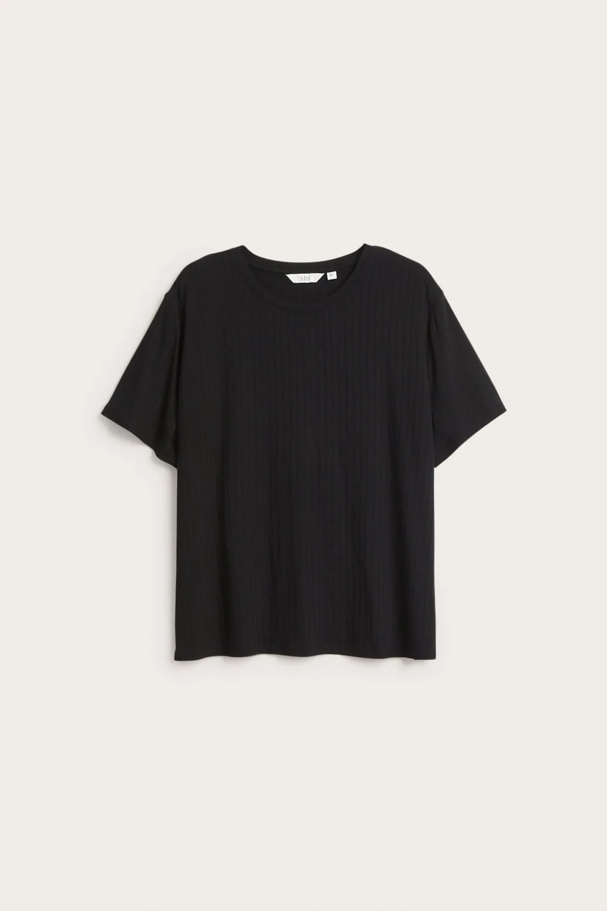 Prążkowany t-shirt