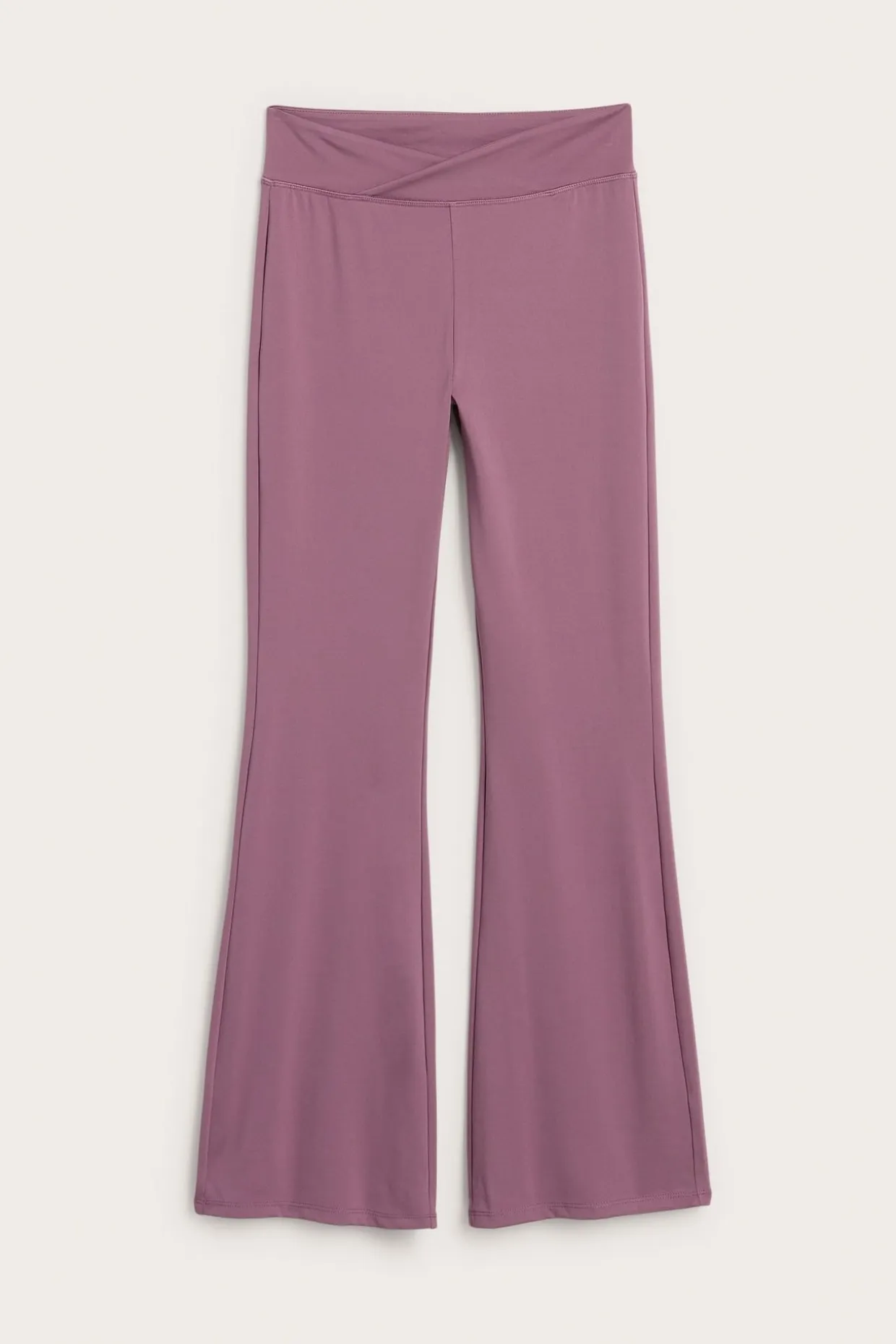 Rozkloszowane legginsy do ćwiczeń, z dżerseju