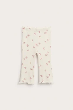 Rozszerzane legginsy w motyle