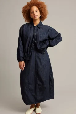 Spódnica barrel z denimu