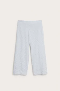 Spodnie culotte o fakturze kory