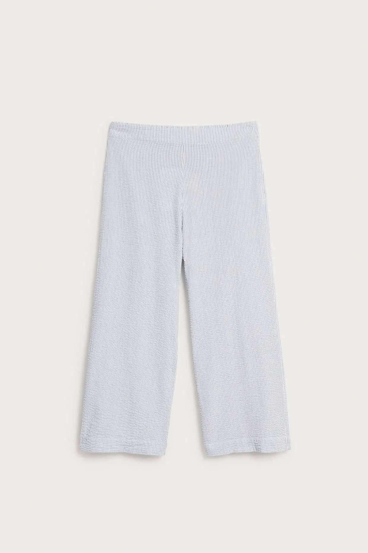 Spodnie culotte o fakturze kory