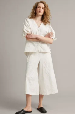 Spodnie typu pull-on, model culotte