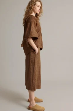 Spodnie typu pull-on, model culotte