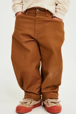 Spodnie z materiału twill