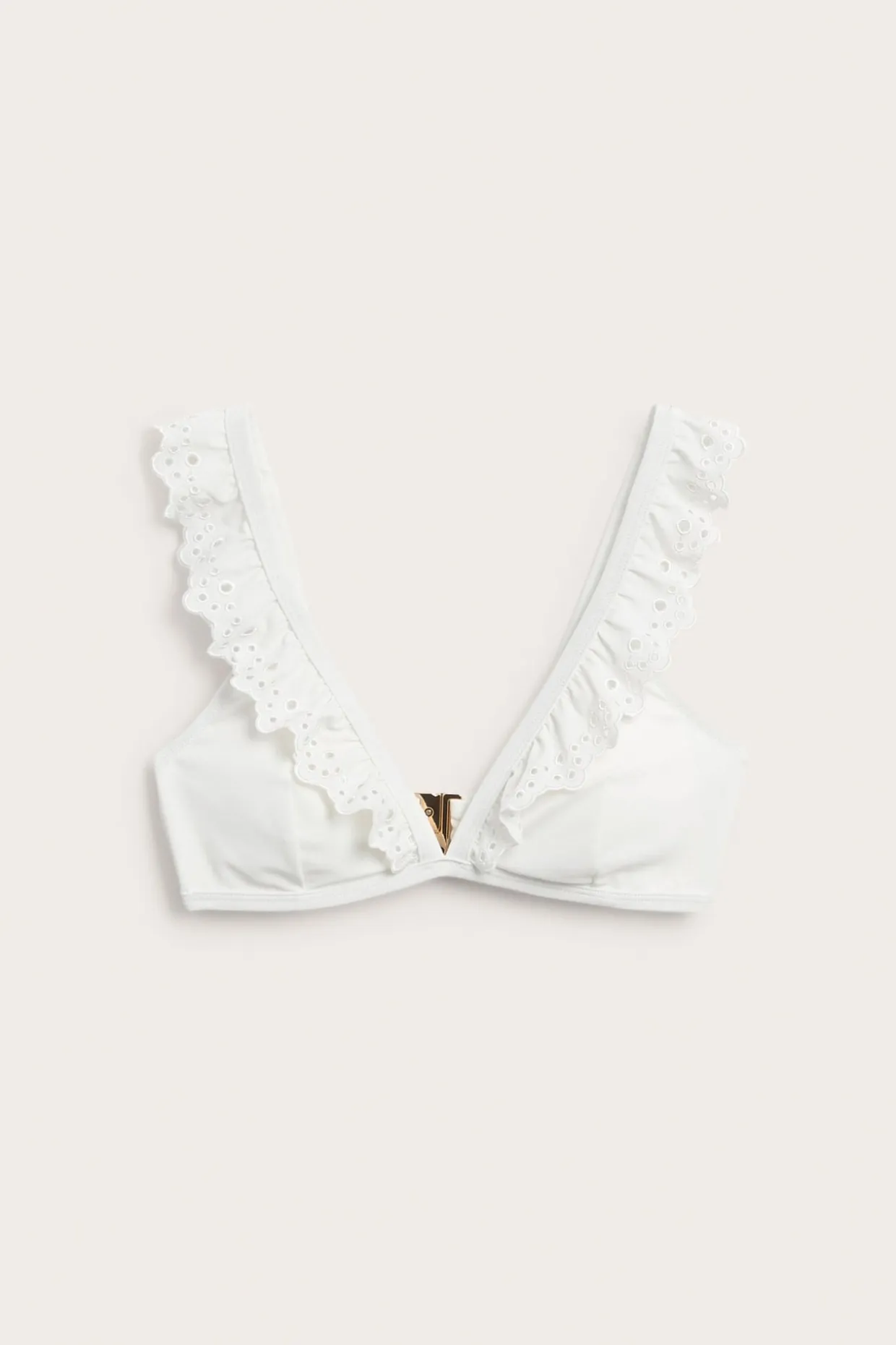 Stanik od bikini, z haftem angielskim